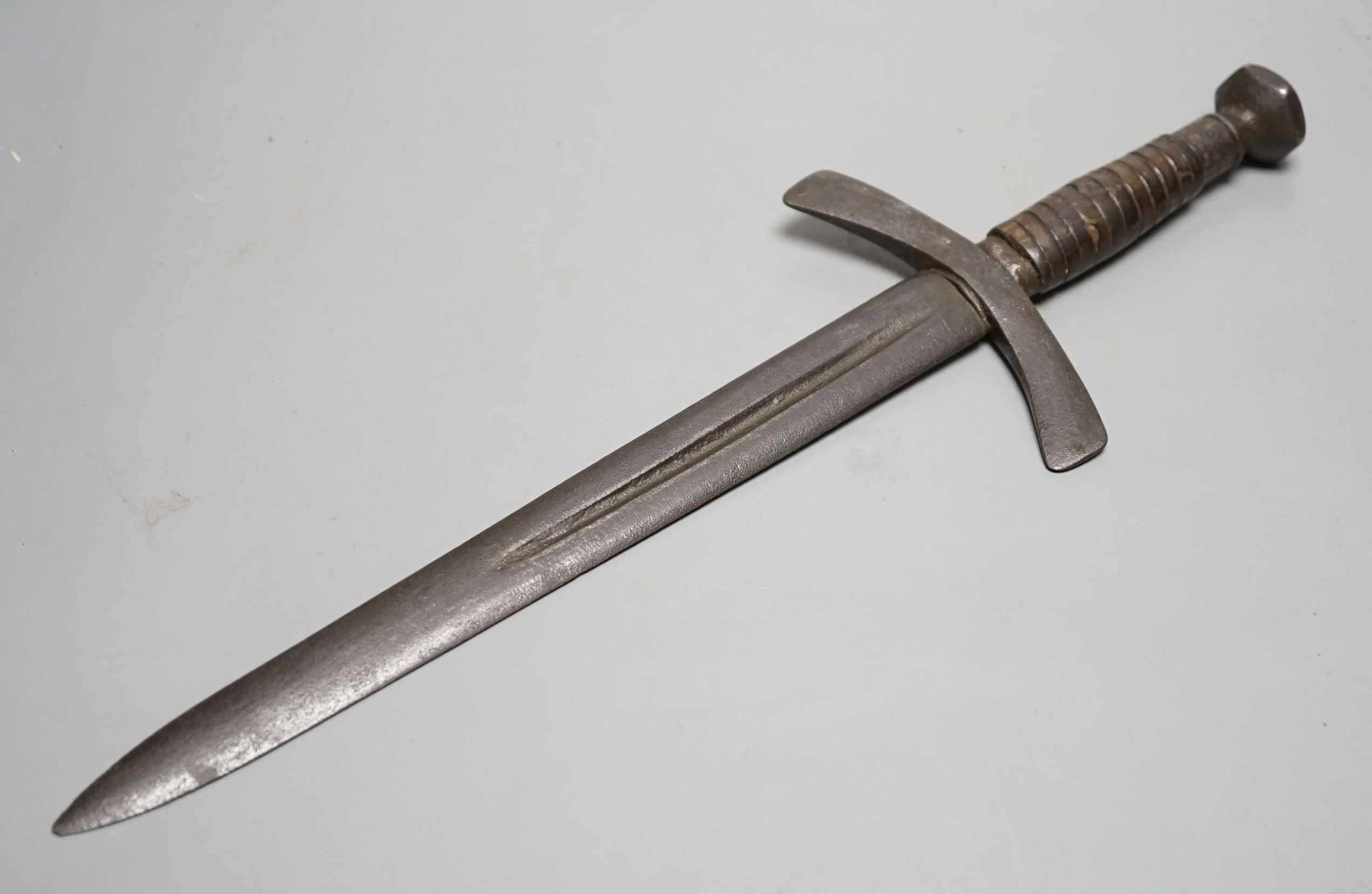 A 19th century parrying dagger, 40 cms long.